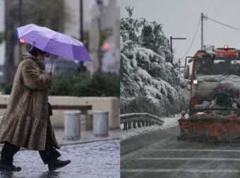 Καιρός 11 Ιανουαρίου: Ισχυρές βροχές, πυκνές χιονοπτώσεις και πτώση της θερμοκρασίας