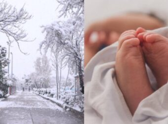 Μαμά περπάτησε 40 λεπτά μέσα σε χιονοθύελλα για να γεννήσει με ασφάλεια στο μαιευτήριο