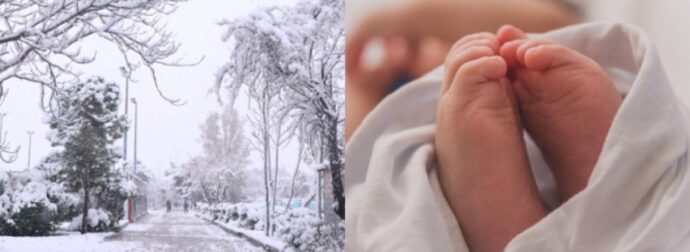 Μαμά περπάτησε 40 λεπτά μέσα σε χιονοθύελλα για να γεννήσει με ασφάλεια στο μαιευτήριο