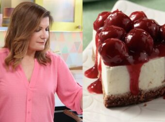 Αργυρώ Μπαρμπαρίγου: Εύκολο cheesecake βύσσινο με τα μελομακάρονα που περίσσεψαν από τις γιορτές