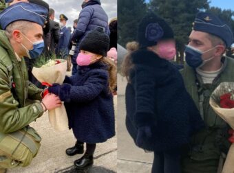 «Ο μπαμπάς μου έφερε τα Rafale»: Η μικρούλα που έκλεψε καρδιές στην Τανάγρα