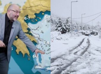 Προειδοποιεί ο Αρναούτογλου για κακοκαιρία «Ελπίδα»: «Χρόνια είχα να δω μια τέτοια χιονο-εξέλιξη»