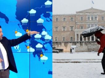 Κλείδωσε: Χιόνι μέσα στην Αθήνα, θα το στρώσει στο Σύνταγμα – «Θα χρειαστούν αλυσίδες ακόμα και στο κέντρο»