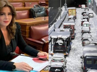 Βουλευτής ΝΔ: Πρόστιμο στους εγκλωβισμένους οδηγούς στην Αττική Οδό που δεν είχαν αλυσίδες