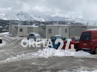 Κακοκαιρία “Ελπίδα” – Αρκαλοχώρι: Έμπαζαν νερά τα κοντέινερ των σεισμόπληκτων (photos) – Ελλάδα