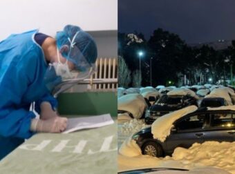 Γιατρός αποκλείστηκε στο Σωτηρία από τα χιόνια και δούλευε σερί 48 ώρες μακριά από την 3χρονη κόρη της