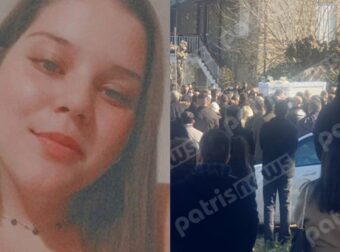 Ανείπωτη θλίψη στην κηδεία της 17χρονης Ελένης που σκοτώθηκε σε τροχαίο – Τραγική φιγούρα ο πατέρας της