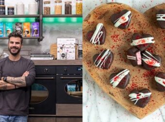 Εύκολες και πεντανόστιμες σοκολατένιες καρδούλες του Άκη Πετρετζίκη για του Αγίου Βαλεντίνου