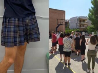 Υπερήφανη δηλώνει η μητέρα του αγοριού που πήγε στο σχολείο με φούστα