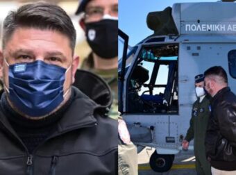 Τουρκική πρόκληση στο ελικόπτερο που μετέφερε τον Νίκο Χαρδαλιά
