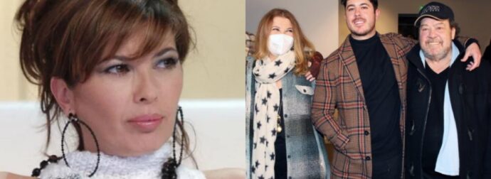 Σοφία Αλιμπέρτη: Έκλεψε την παράσταση στα εγκαίνια του γιου της. Σπάνια εμφάνιση και του αδελφού της