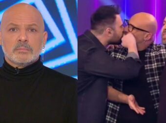 «Κάγκελο» ο Μουτσινάς: Ο Γιώργος Παπαδόπουλος τον φίλησε στο στόμα στον αέρα και δεν πρόλαβε καν να αντιδράσει