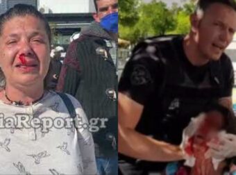 Λαμία: Άγριος ξυλοδαρμός γυναίκας από τον πρώην σύντροφό της, μέρα μεσημέρι, σε πλατεία