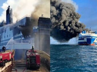 Euroferry Olympia: Τι προκάλεσε την φωτιά στο πλοίο – Οι δηλώσεις του εκπροσώπου της εταιρείας