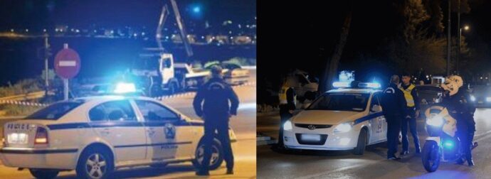 Συναγερμός στα Μεσόγεια: Αυτοκίνητο έπεσε πάνω σε μπλόκο της ΕΛ.ΑΣ – Πυροβολισμοί και τρεις τραυματίες