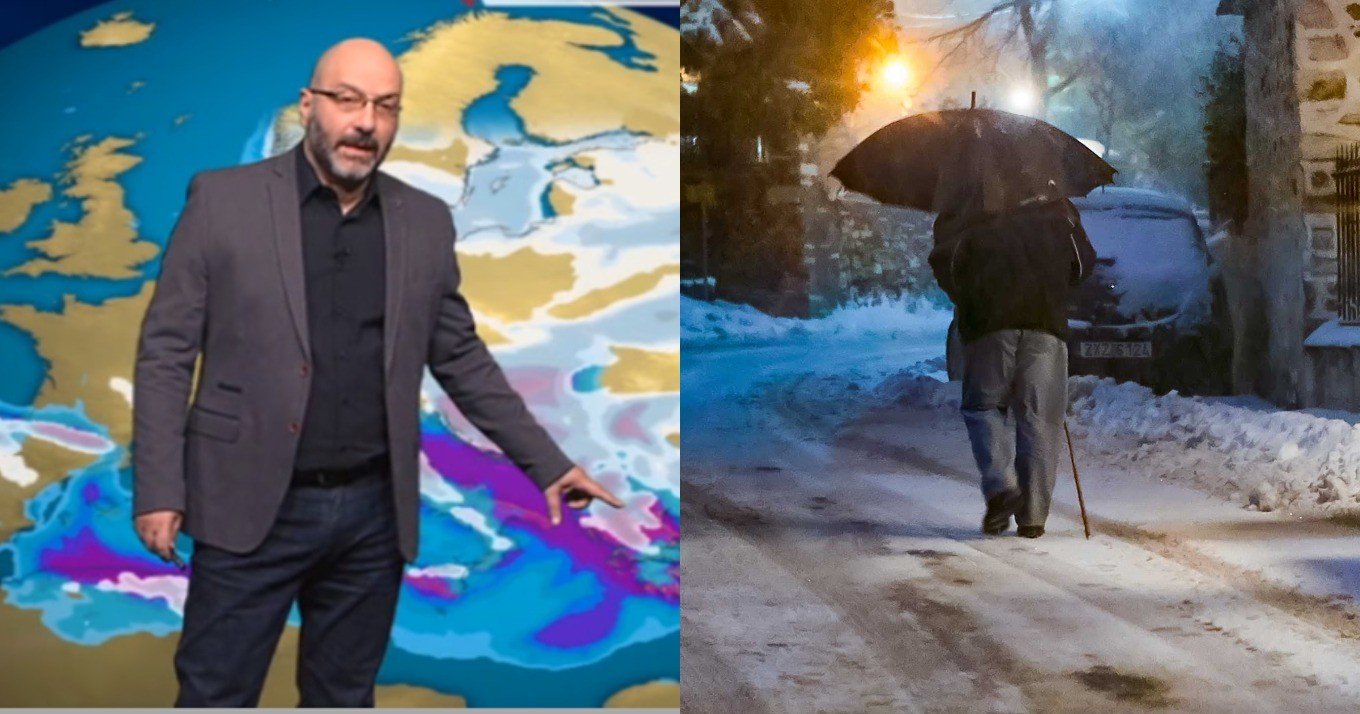 Προειδοποίηση Αρναούτογλου: «Ψυχρή εισβολή με χιόνια και τσουχτερό κρύο» – Που θα χτυπήσει η κακοκαιρία