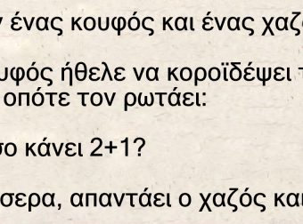Ήταν ένας κουφός και ένας χαζός