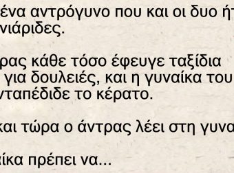 Ήταν ένα αντρόγυνο που και οι δυο ήταν γκομενιάριδες