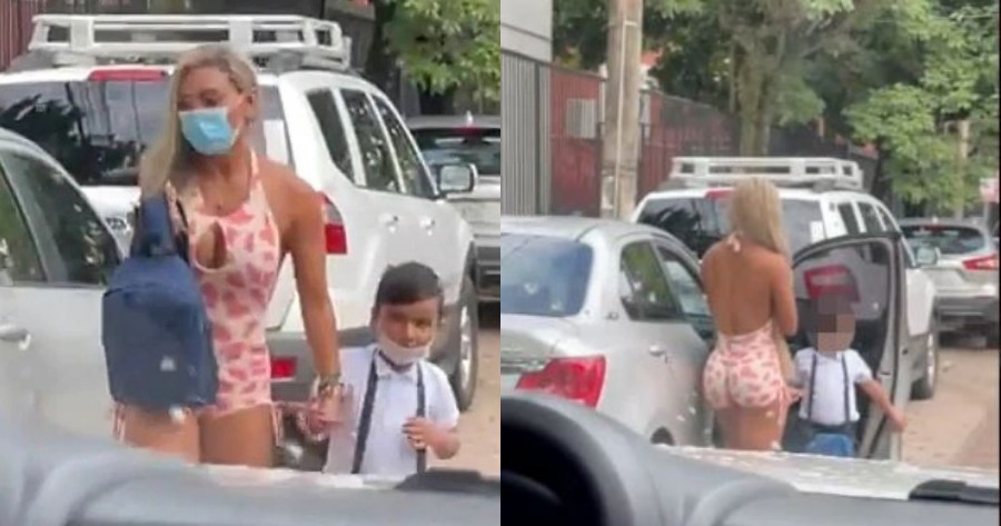 Γονείς αντέδρασαν στην εμφάνιση μητέρας στο σχολείο – Την μαγνητοσκόπησαν κρυφά και την ανέβασαν στο ίντερνετ