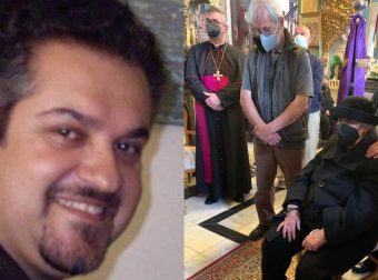 Τpαγική φιγούρα η χαροκαμένη μάνα: Θρήνος στην κηδεία του αδικοχαμένου αγιογράφου που σκότωσε ο 90χρονος