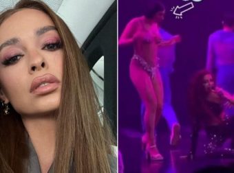 Σούσουρο με το βίντεο της Φουρέιρα που κυκλοφορεί: Η επική τούμπα στη σκηνή την ώρα που τραγουδούσε στα μπουζούκια