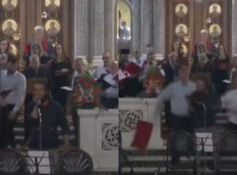 Η στιγμή που αλλοδαπός εισβάλει στον Αγ. Παντελεήμονα κι αρχίζει να ουρλιάζει στο μικρόφωνο αραβικά