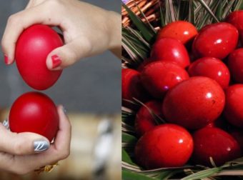 Πασχαλινά αυγά: Πότε βάφουμε τα αυγά και τι συμβολίζει το κόκκινο χρώμα