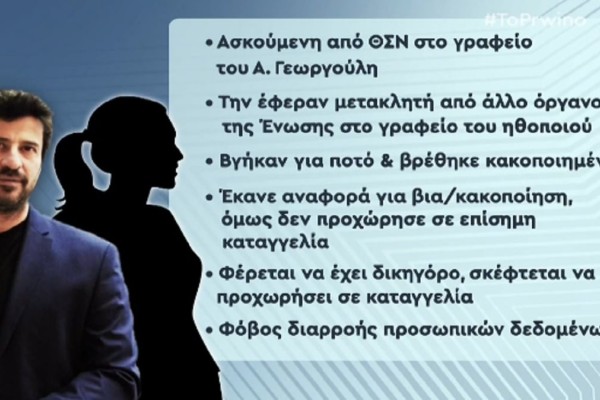 Αλέξης Γεωργούλης: Αναμένεται νέα καταγγελία από πρώην ασκούμενη στο γραφείο του – Γιατί διστάζει η νεαρή γυναίκα (Video)